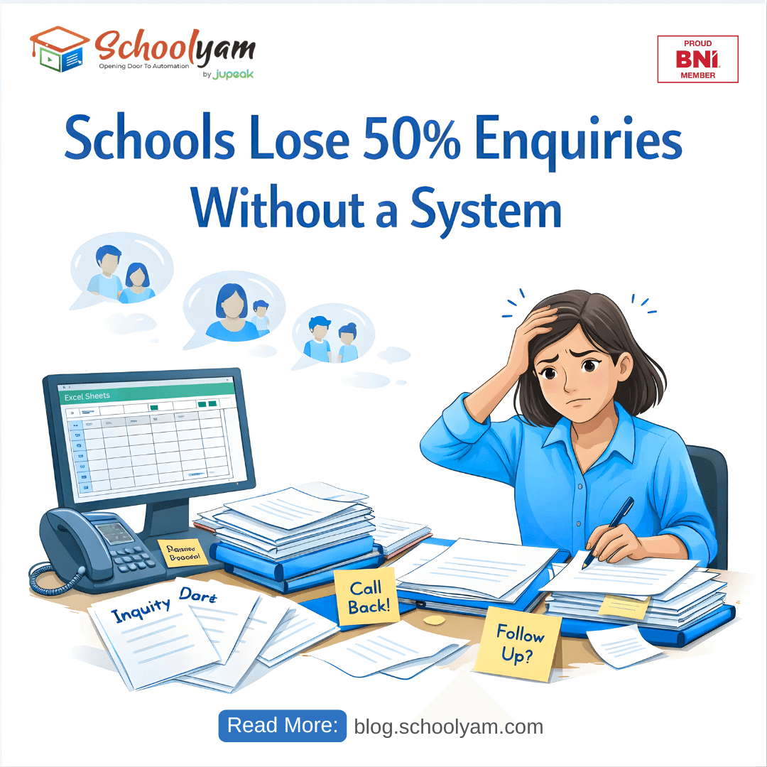 Schools Lose 50% Enquiries Without a System Like Schoolyam